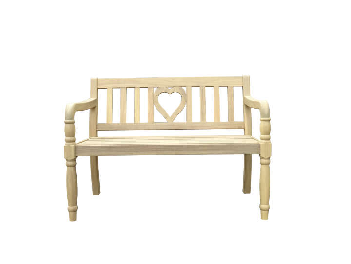 Gartenbank LOVE Akazienholz